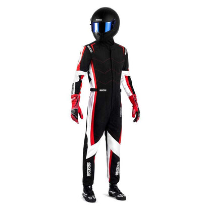 SPARCO Kerb Advanced Black/Red Kart Racing Suit Size M