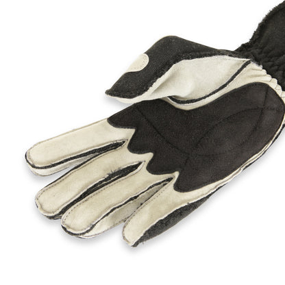 RaceQuip SFI-5 Gray/Black XL Outseam w/ Closure Glove - Graveyard Performance