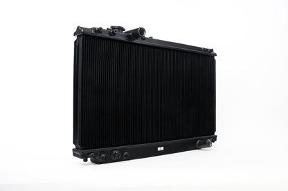 CSF 93-98 Toyota MK4 Supra Radiator - Black Finish - Graveyard Performance
