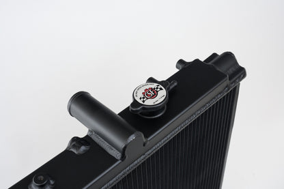 CSF 93-98 Toyota MK4 Supra Radiator - Black Finish - Graveyard Performance