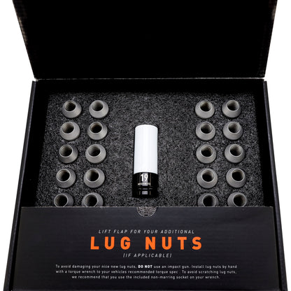 Mishimoto Steel Locking Lug Nuts M14x1.5 24pc Set Black - Graveyard Performance