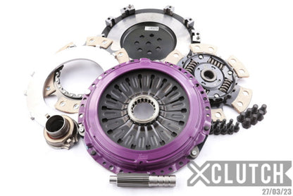 XClutch 1997 Mitsubishi Lancer EVO IV 2.0L 9in Twin Sprung Ceramic Clutch Kit - Graveyard Performance