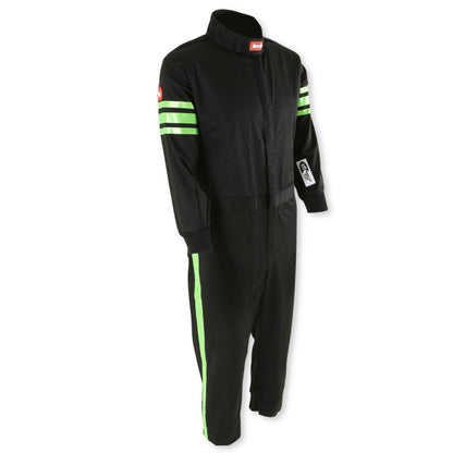 RaceQuip Green Trim SFI-1 JR. Suit - Kids XL - Graveyard Performance