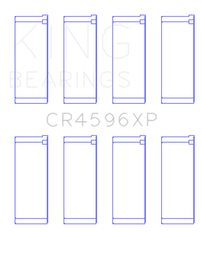 King Engine Bearings BMW S14B20/S14B23/S14B25 (Size STDX) Connecting Rod Bearing Set - Graveyard Performance