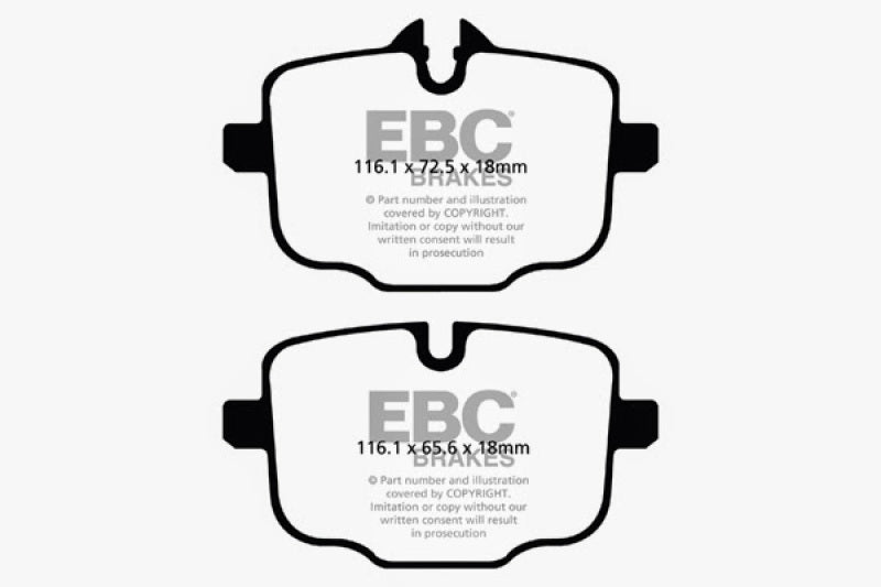 EBC 2021+ BMW M3/M4 3.0TT (G80/G82/G83) Bluestuff Rear Brake Pads - Graveyard Performance