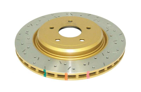 DBA 05-12 Corvette C6 w/Z06 pkg Rear Drilled & Slotted 4000 Series Rotor - Graveyard Performance