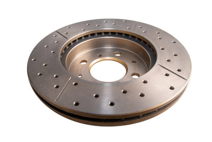 DBA 90-01 Integra/93-05 Civic Front Drill & Slot Street Series Rotor (4 Lug Only) - Graveyard Performance