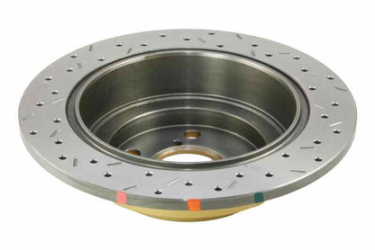 DBA 02-06 WRX / 98-07 Impreza 2.5L RS Rear Drilled & Slotted 4000 Series Rotor - Graveyard Performance