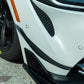 AutoTecknic Front Bumper Dry Carbon Canard Set - A90 Supra 2020-Up