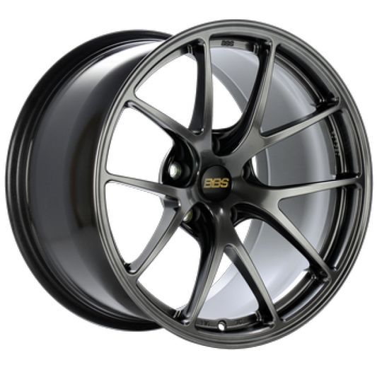 BBS RI-A 18x8.5 5x112 ET38 Diamond Black Wheel -82mm PFS Required - Graveyard Performance