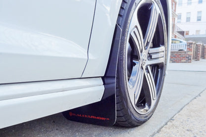 Rally Armor 15-17.5 MKVII VW Golf R Black UR Mud Flap w/Blue Logo - Graveyard Performance