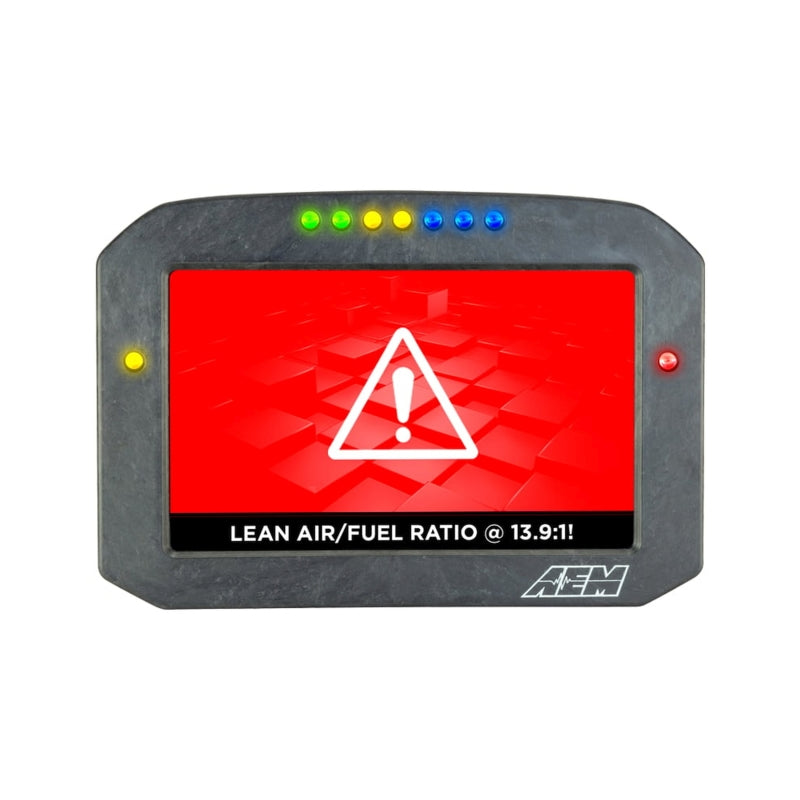 AEM CD-7LG Carbon Logging Flush Digital Dash Display w/ Internal 20Hz GPS & Antenna - Graveyard Performance