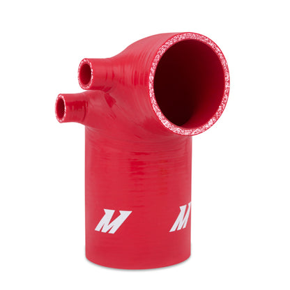 Mishimoto 92-99 BMW E36 (325/328/M3) w/ 3.5in HFM w/o ASC Red Silicone Intake Boot - Graveyard Performance