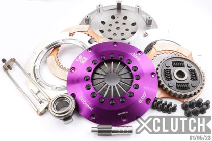 XClutch 1997 Mitsubishi Lancer EVO IV 2.0L 8in Twin Sprung Ceramic Clutch Kit - Graveyard Performance
