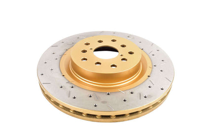 DBA 05-08 Subaru Legacy GT Front Drilled & Slotted 4000 Series Rotor - Graveyard Performance