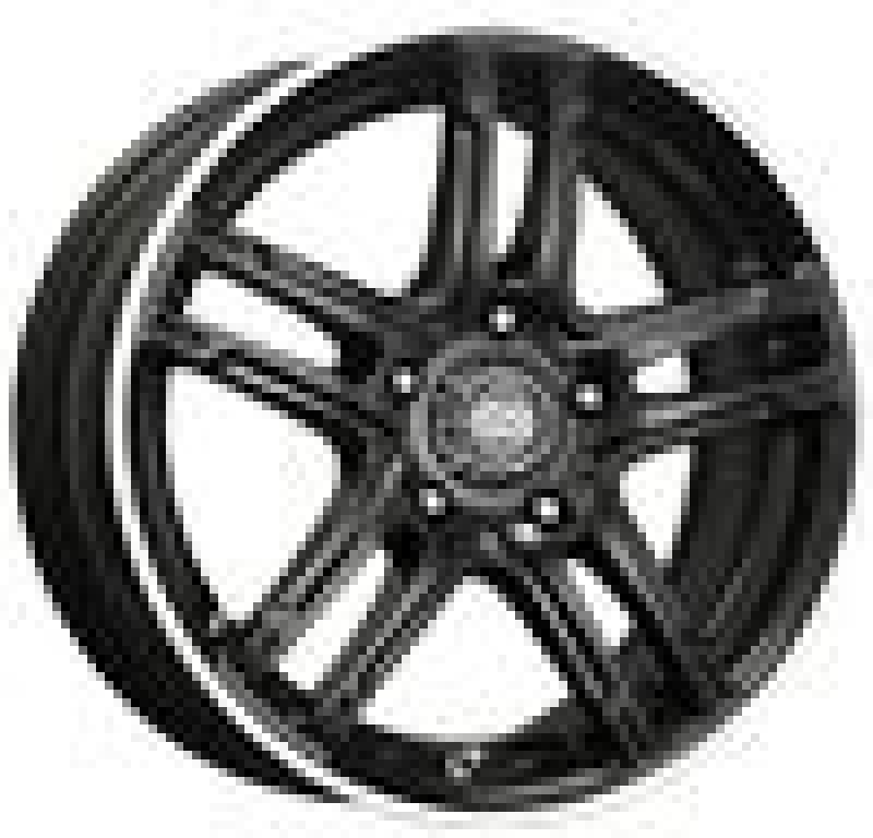 Enkei FD-05 18x7.5 5x100 53mm Offset 72.6 Bore Dia Black Machined Wheel - Graveyard Performance