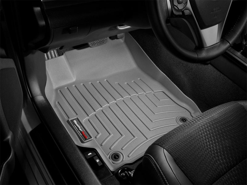 WeatherTech 11+ BMW 5-Series Front FloorLiner - Grey - Graveyard Performance