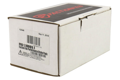 FactionFab F-Spec Front Brake Pads Subaru WRX 2002-2003 - Graveyard Performance