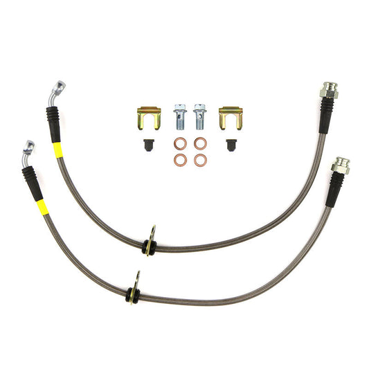 FactionFab Front Stainless Steel Brake Lines Subaru STI 2004-2007 / WRX 2006-2007 - Graveyard Performance