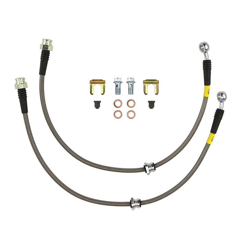 FactionFab Rear Stainless Steel Brake Lines Subaru STI 2004-2007 - Graveyard Performance