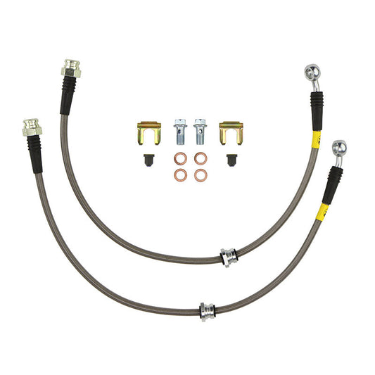FactionFab Rear Stainless Steel Brake Lines Subaru STI 2004-2007 - Graveyard Performance