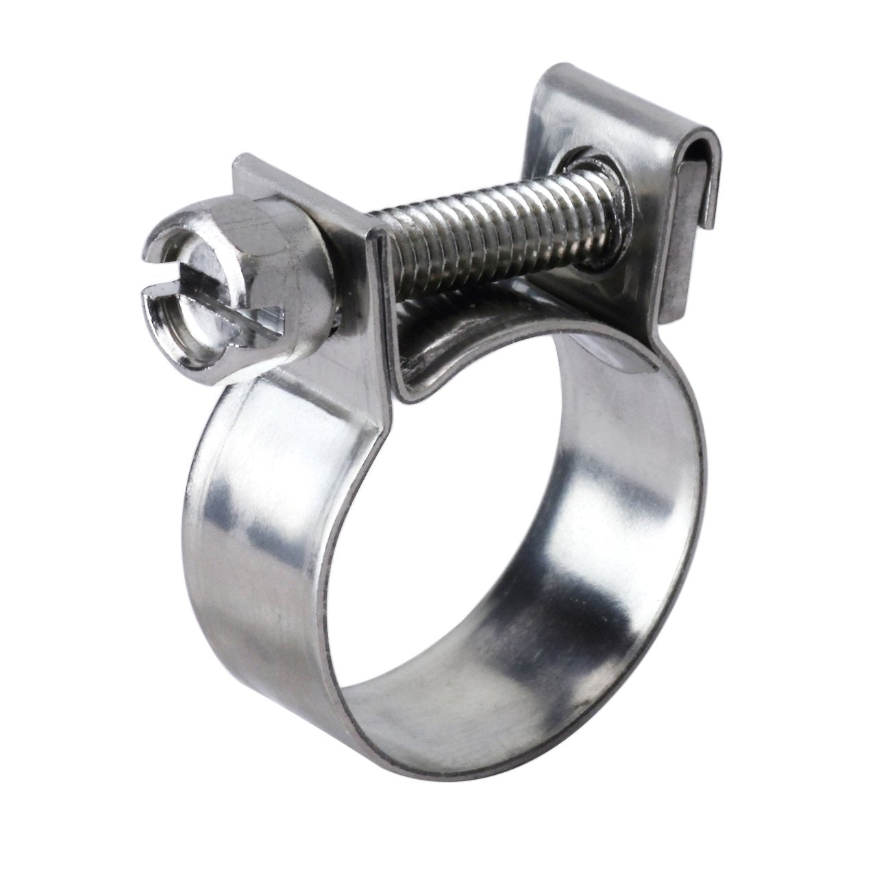 HPS Size # 16 Stainless Steel 3/8 inch Fuel Injection Hose Clamp Range: 35/64 inch - 5/8 inch 14mm - 16mm
