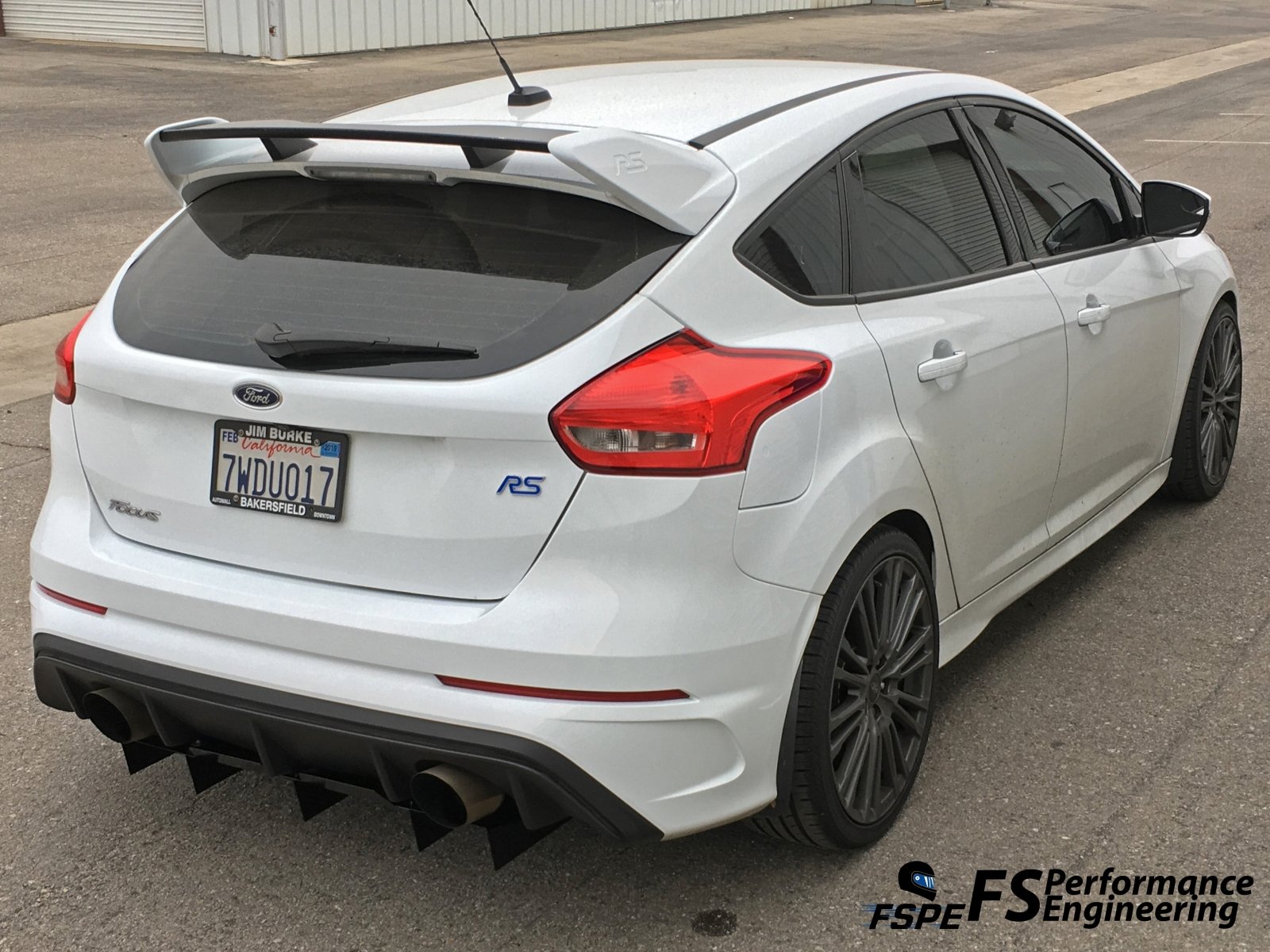 Ford Focus RS (2016-2018) Rear Diffuser V1 - FSPE