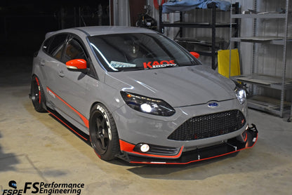 Ford Focus ST (2011-2014) Front Splitter V2 - FSPE