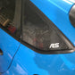 Ford Focus ST (2011-2018) / RS (2016-2018) Carbon Fiber Rear Window Covers - FSPE
