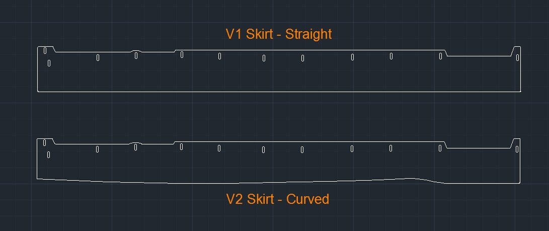 Ford Focus ST (2011-2018) Side Skirts V1 - FSPE
