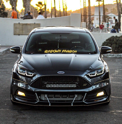Ford Focus ST (2015-2018 Facelift) Front Splitter V1 - FSPE