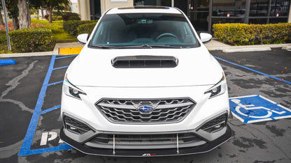 Subaru WRX Carbon Fiber Wind Splitter w/ Rods 2022-Up