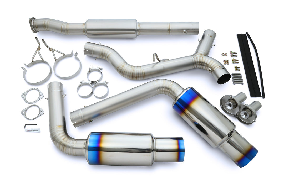 Tomei Full Titanium Dual Muffler Expreme Ti Type-D Exhaust | 2011-2021 Subaru WRX / STI GV/VA Sedan (TB6090-SB02D)