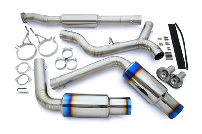 Tomei Full Titanium Dual Muffler Expreme Ti Type-D Exhaust | 2011-2021 Subaru WRX / STI GV/VA Sedan (TB6090-SB02D)