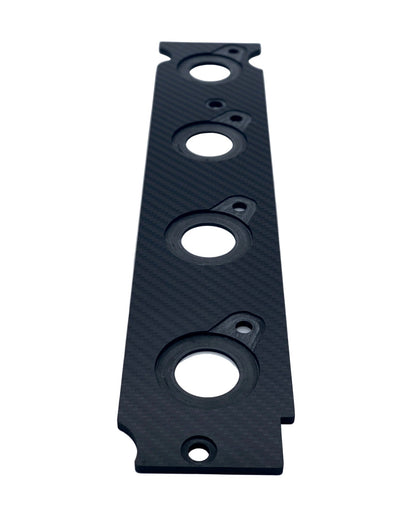 JDC "Show Series" Carbon Fiber Coil On Plug Mounting Plate (Evo 4-9) - Graveyard Performance