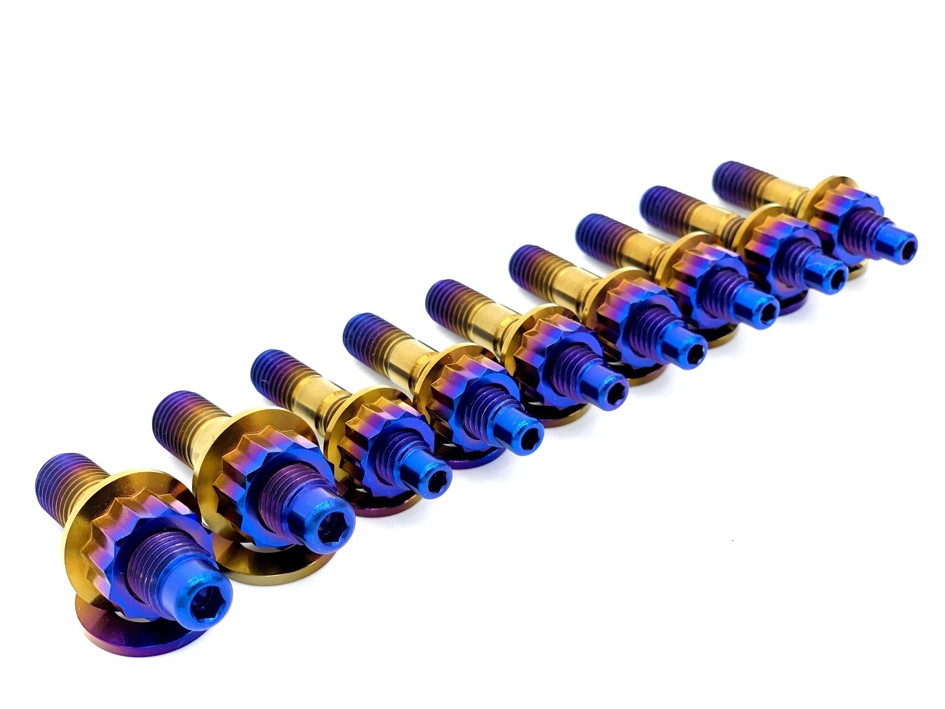 JDC Titanium Stud Sets M8/M10 (Universal) - Graveyard Performance
