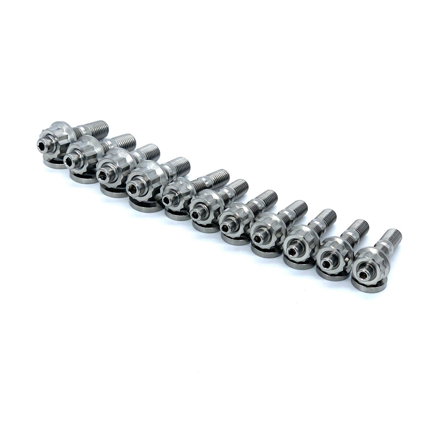 JDC Titanium Exhaust Manifold Stud Kit | Evo 1–9 / 2G DSM - Graveyard Performance