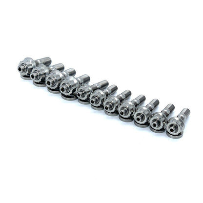 JDC Titanium Exhaust Manifold Stud Kit | Evo 1–9 / 2G DSM - Graveyard Performance