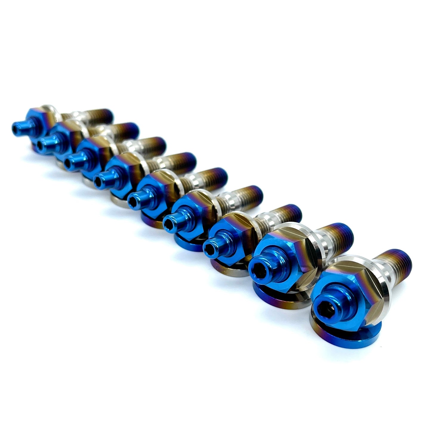JDC Titanium Stud Sets M8/M10 (Universal) - Graveyard Performance