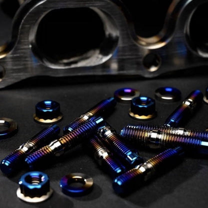 JDC Titanium Stud Sets M8/M10 (Universal) - Graveyard Performance