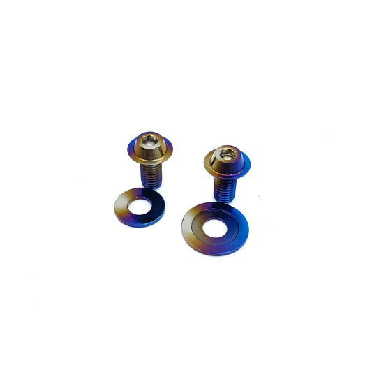 JDC Titanium Power Steering Heat Shield Hardware Kit (Evo 8/9) - Graveyard Performance