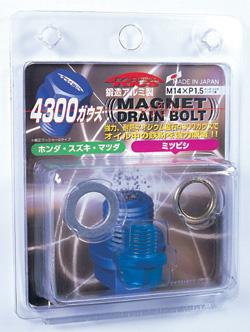 Project Kics Toyota/Daihatsu/Nissan Red Magnetic Drain Bolt - M12X1.25 - Graveyard Performance