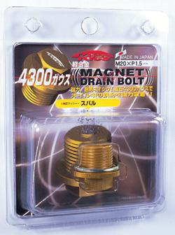 Project Kics Toyota/Daihatsu/Nissan Red Magnetic Drain Bolt - M12X1.25 - Graveyard Performance