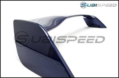 OLM STI Style Paint Matched Spoiler - Lapis Blue - 2015-2021 Subaru WRX / STI - Graveyard Performance