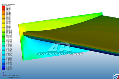APR Performance Universal Fitment GT250 carbon fiber 71" Swan Neck Wing