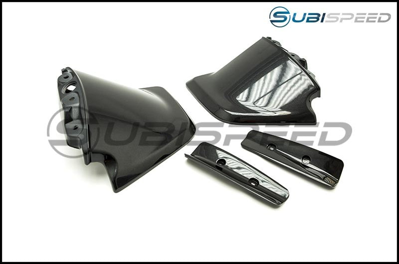 OLM STI Style Paint Matched Spoiler - Crystal Black Silica / Raven - 2015-2021 Subaru WRX / STI - Graveyard Performance