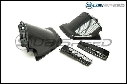OLM STI Style Paint Matched Spoiler - Crystal Black Silica / Raven - 2015-2021 Subaru WRX / STI - Graveyard Performance