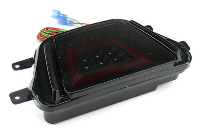 OLM V2 F1 Style Multifunction 4th Brake Light (Smoke Lens, Black Base, Red Bar) - 2020+ Supra