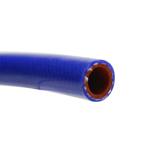 HPS 1-1/8" (28mm) ID High Temperature Reinforced Silicone Heater Hose Tubing, 25 Feet Roll, Blue