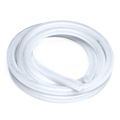HPS 3/8 inch ID Clear high temp reinforced silicone heater hose tubing Max Temperature Rating: 350F Bend Radius: 1-1/2 inch